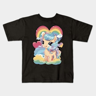 Forever Love Pony Kids T-Shirt